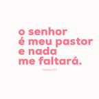 O SENHOR É MEU PASTOR - MENINA