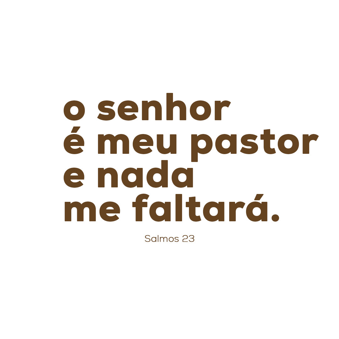 O SENHOR É MEU PASTOR - MENINO