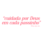 CUIDADA POR DEUS EM CADA PASSINHO - MENINA